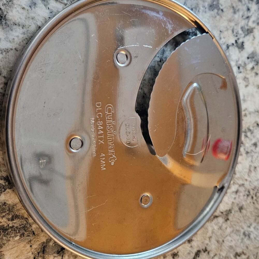 TWO DISCS Cuisinart blade disc DLC-837TX for DLC 8 or 10 & DLC-844TX 4MM - Picture 4 of 5